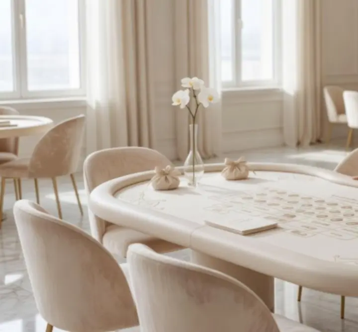 Animation de roulette lors d'un événement chic avec invités